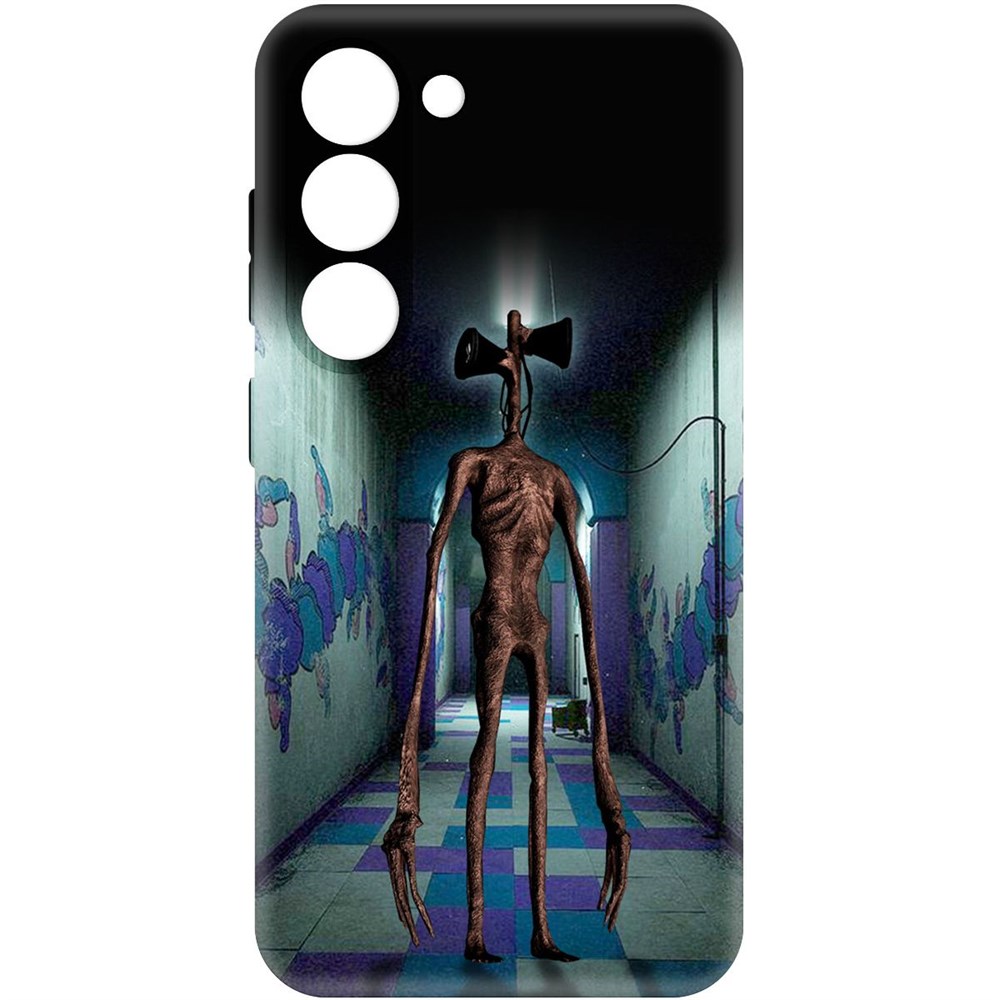 

Чехол-накладка Софт Хаги Ваги - Сиреноголовый для Samsung Galaxy S23, Черный