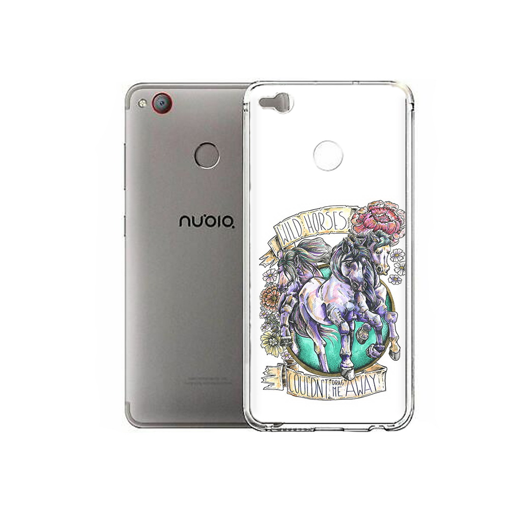 

Чехол MyPads Tocco для ZTE Nubia Z11 Mini рисунок коней в цветах (PT53565.450.582), Tocco