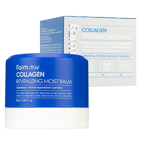 Бальзам для волос FarmStay Collagen Revitalizing восстанавливающий, увлажняющий 100 мл бальзам для губ farmstay