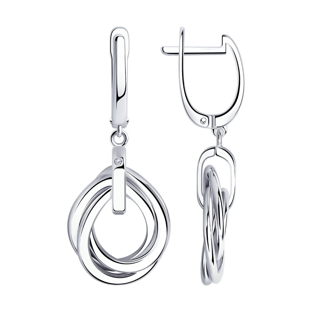 

Серьги из серебра Golden Eagle 87020080, 87020080