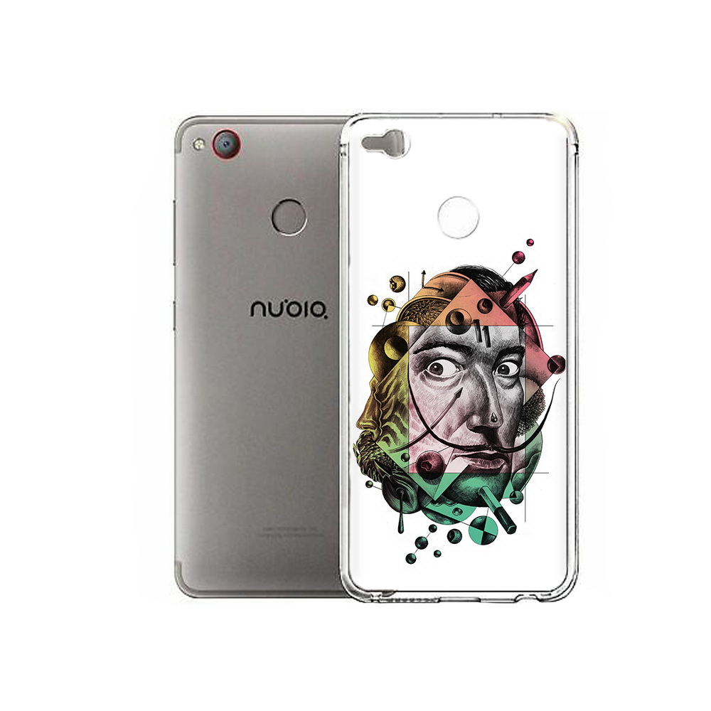 

Чехол MyPads Tocco для ZTE Nubia Z11 Mini разноцветное лицо абстракция (PT53565.450.570), Tocco