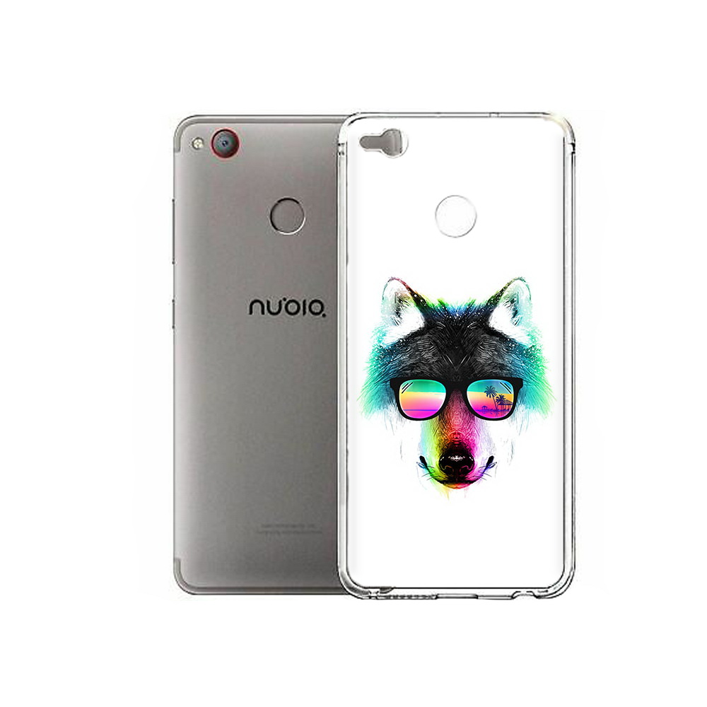 

Чехол MyPads Tocco для ZTE Nubia Z11 Mini радужный волк (PT53565.450.567), Tocco
