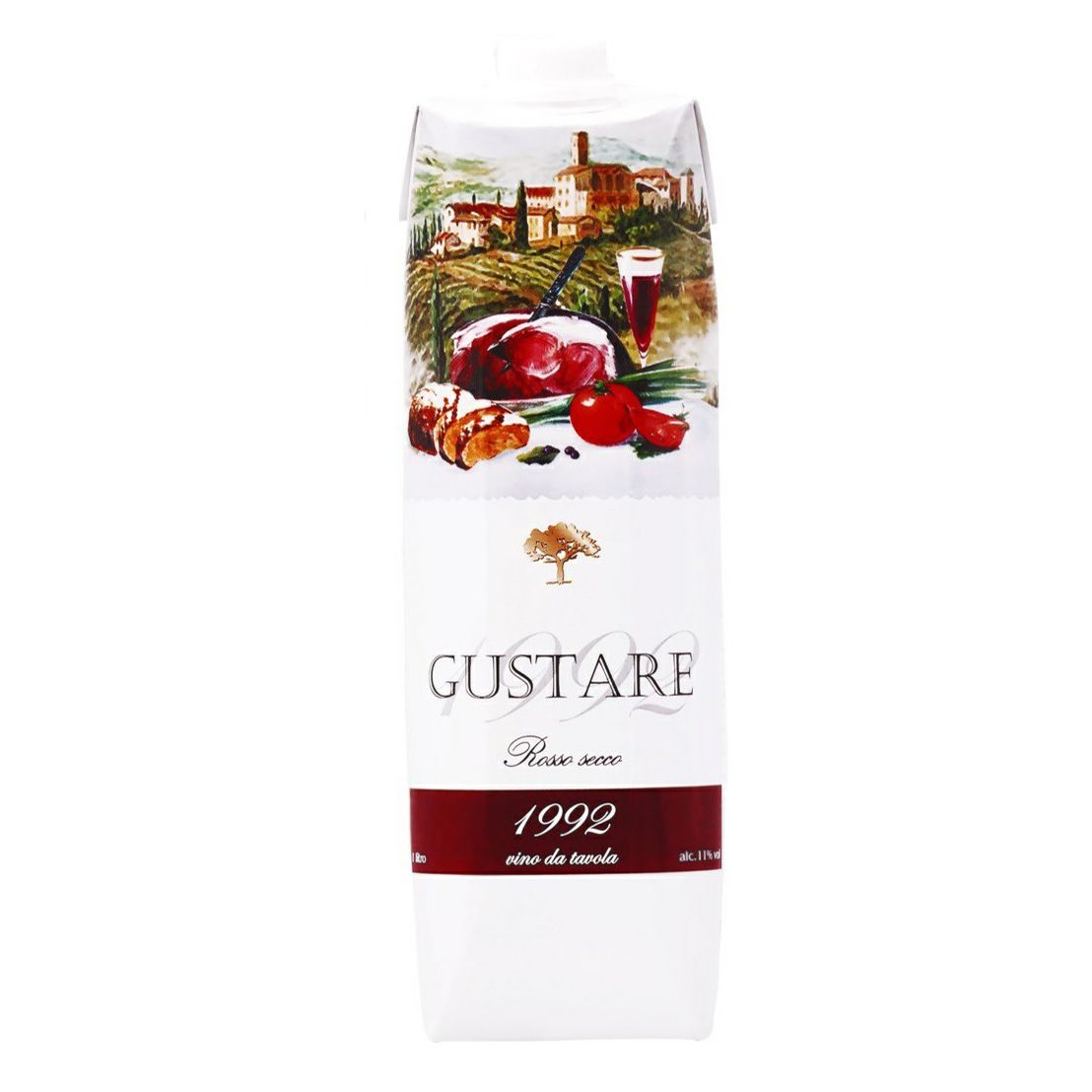

Вино Gustare красное сухое 11% 1 л Россия