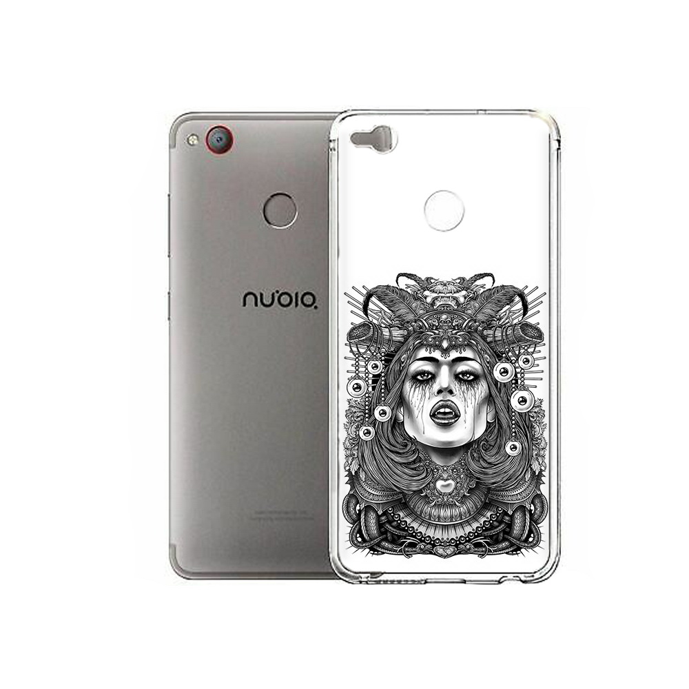 

Чехол MyPads Tocco для ZTE Nubia Z11 Mini портрет девушки черно белый (PT53565.450.551), Tocco