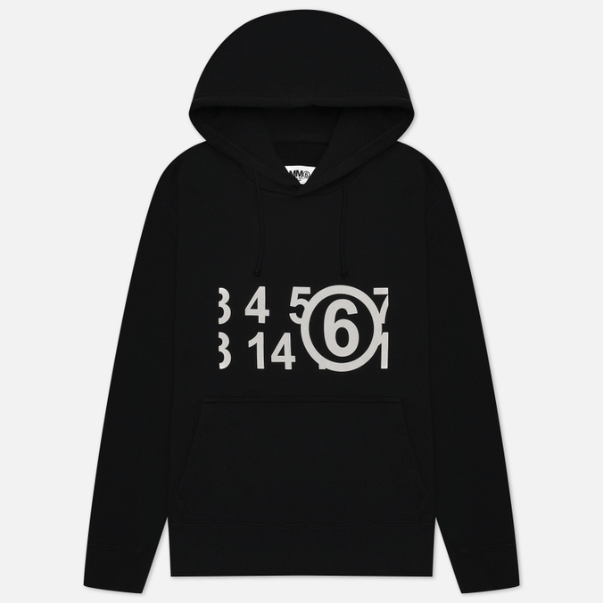 

Женская толстовка Maison Margiela MM6 Big Logo Hoodie чёрный, Размер S, Черный, Big Logo Hoodie