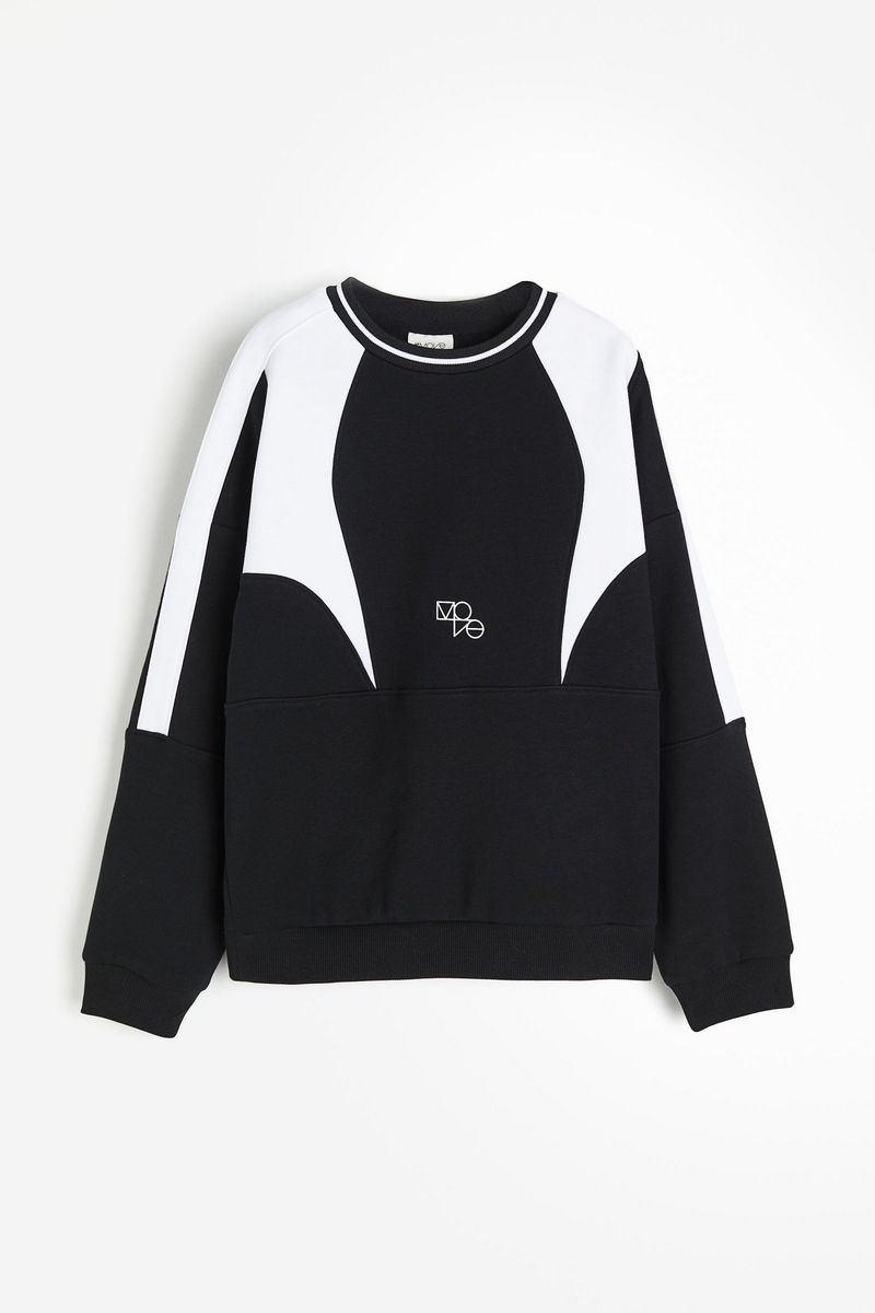 

Джемпер детский H&M 1222359, Черно-белый, 170, Черный, 1222359