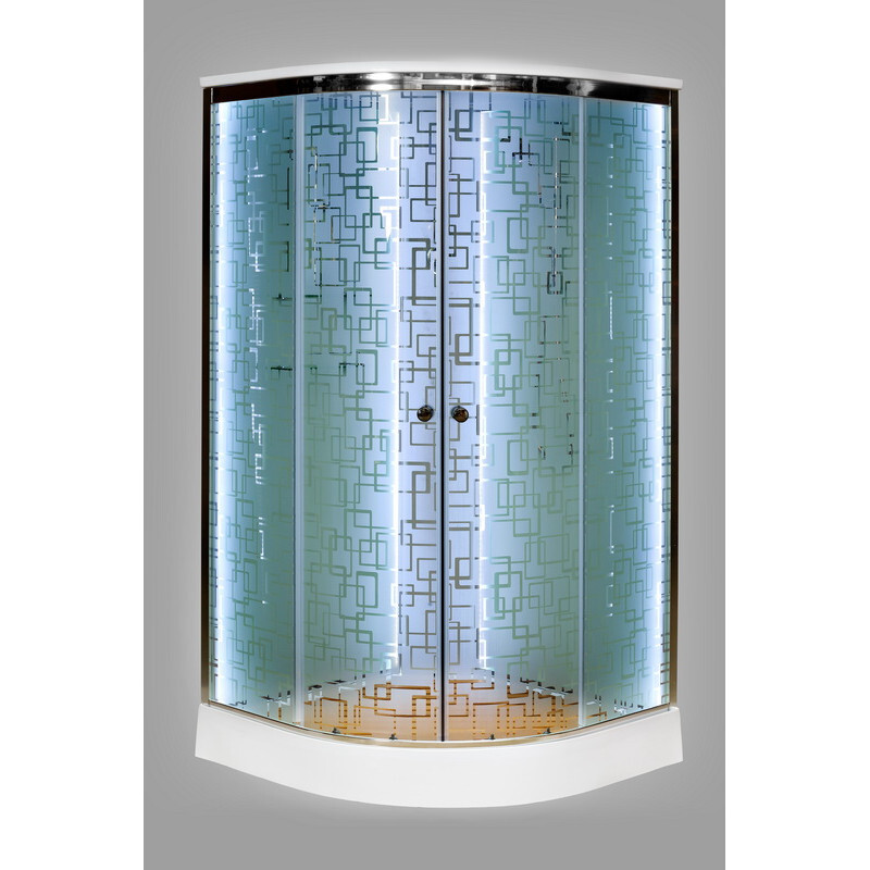 

Душевая кабина Deto EM1590LED+GM, EM1590LED+GM