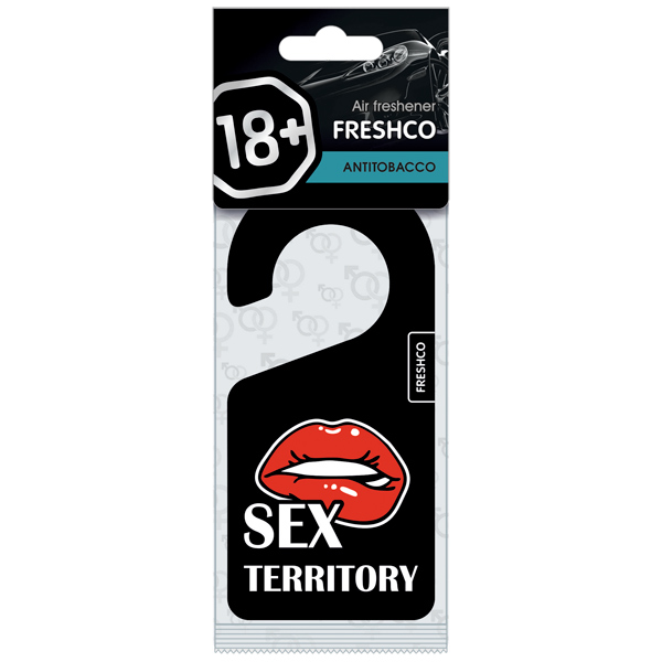 

Ароматизатор в машину Freshco AR1VM060 18+ Антитабак, Белый;красный;черный