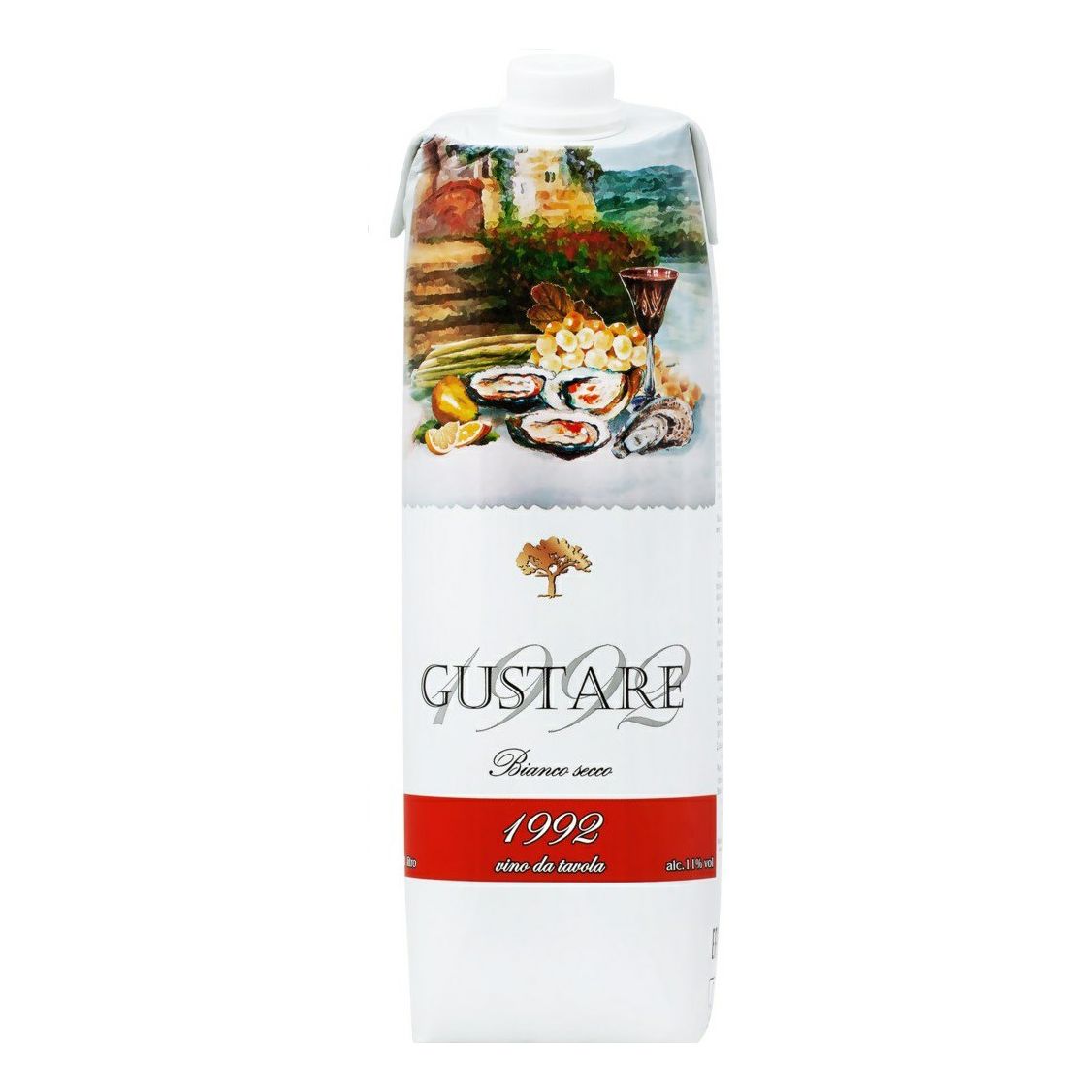 

Вино Gustare белое сухое 11% 1 л Россия