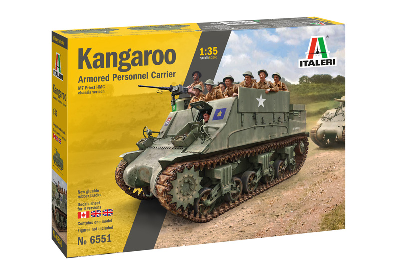 

Сборная модель Italeri 1/35 Бронетранспортёр KANGAROO 6551