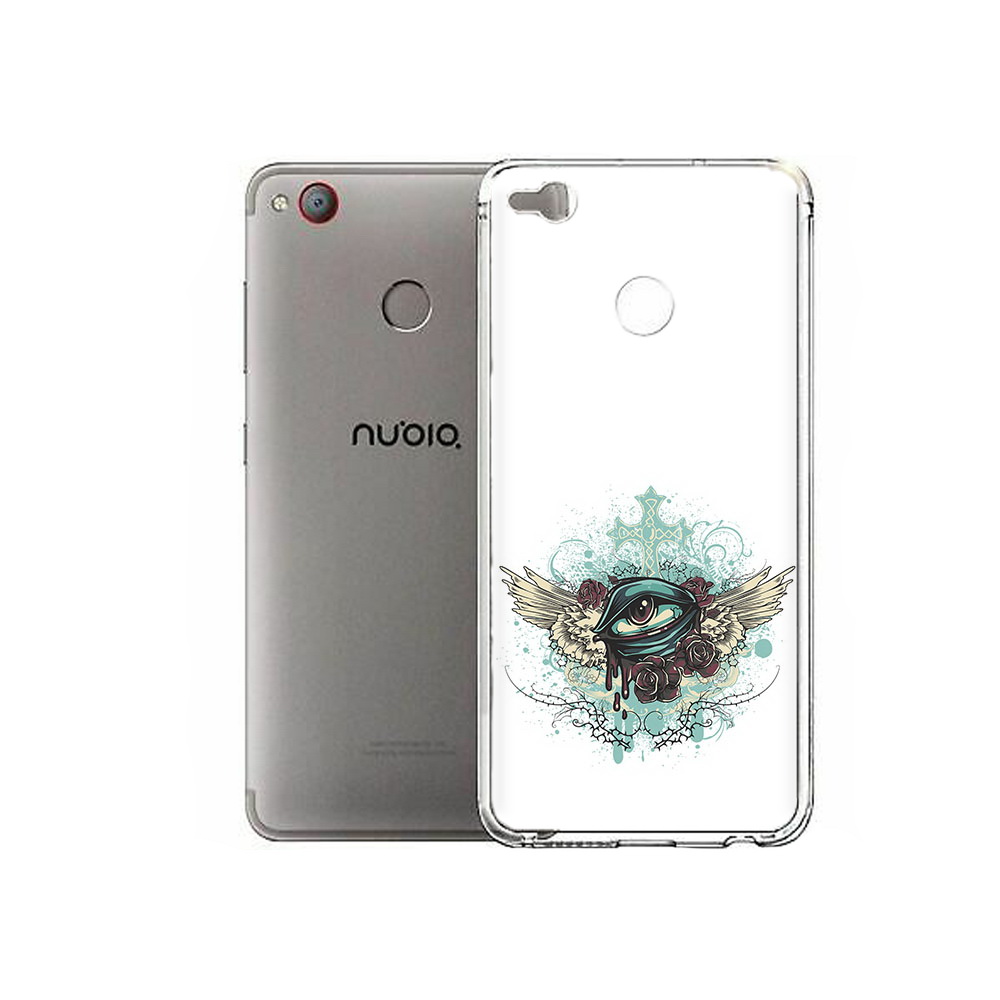 

Чехол MyPads Tocco для ZTE Nubia Z11 Mini плачущий глаз с крыльями (PT53565.450.544), Tocco