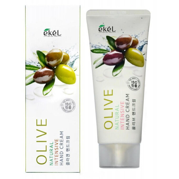 Крем для рук Ekel Hand Cream Intensive Olive с экстрактом оливы, увлажняющий 100 мл