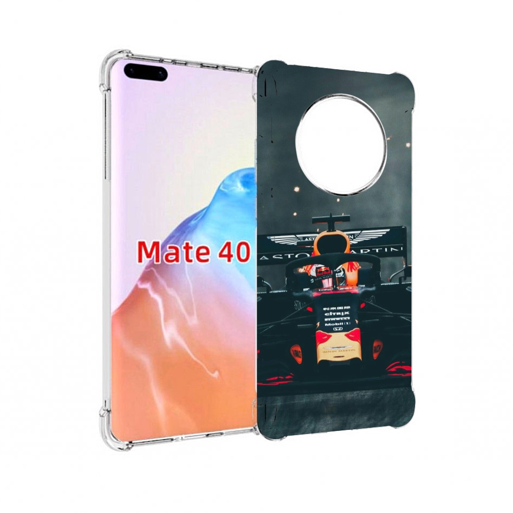 

Чехол MyPads Tocco для Huawei Mate 40 формула 1 астон мартин, Прозрачный, Tocco