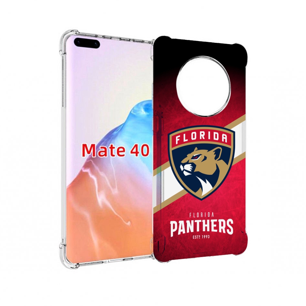 

Чехол MyPads Tocco для Huawei Mate 40 флорида пантерс, Прозрачный, Tocco
