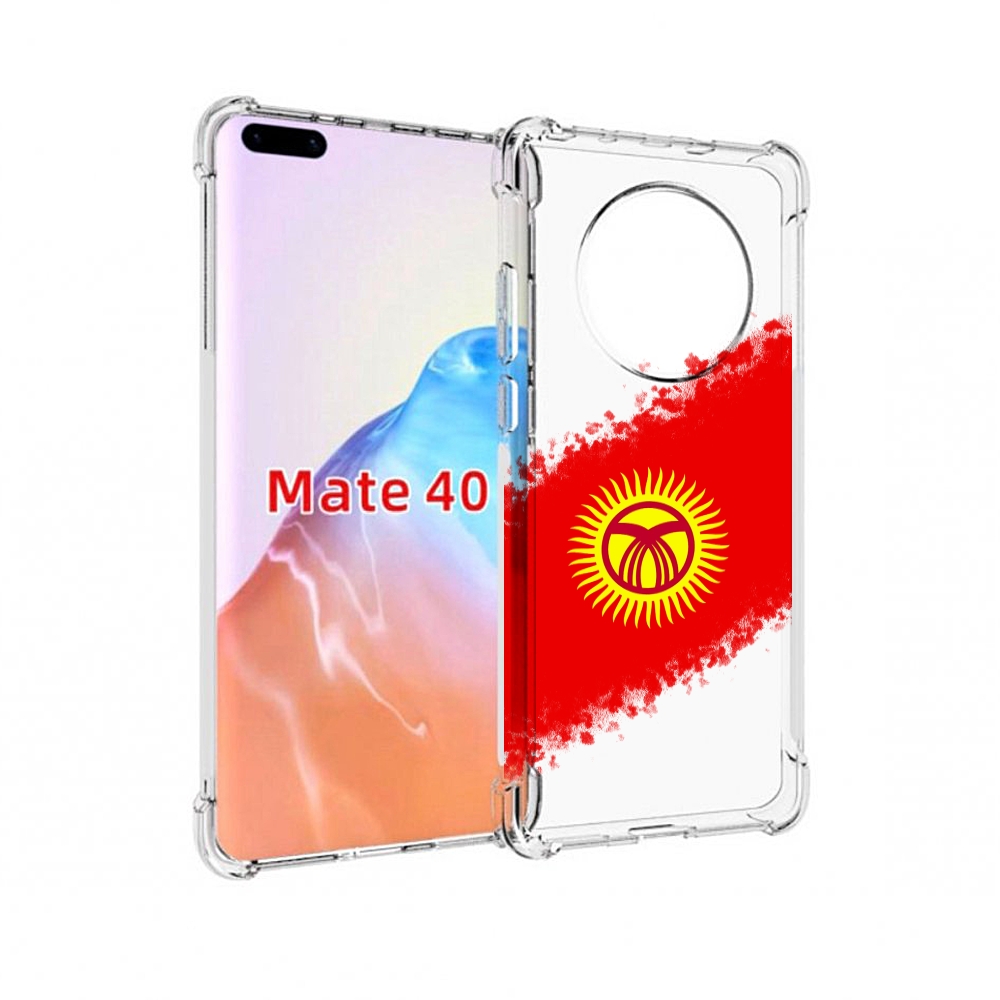 

Чехол MyPads Tocco для Huawei Mate 40 флаг Киргизии, Прозрачный, Tocco