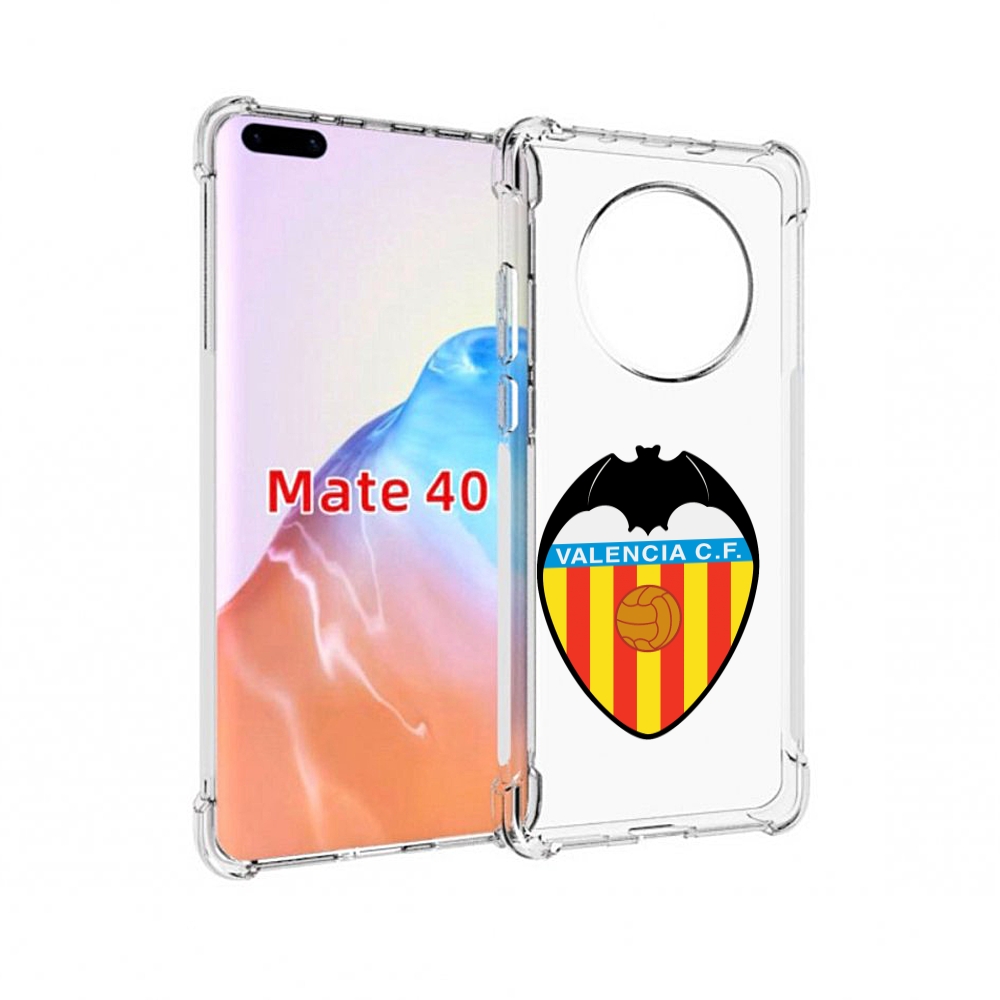 

Чехол MyPads Tocco для Huawei Mate 40 фк-валенсия-2, Прозрачный, Tocco