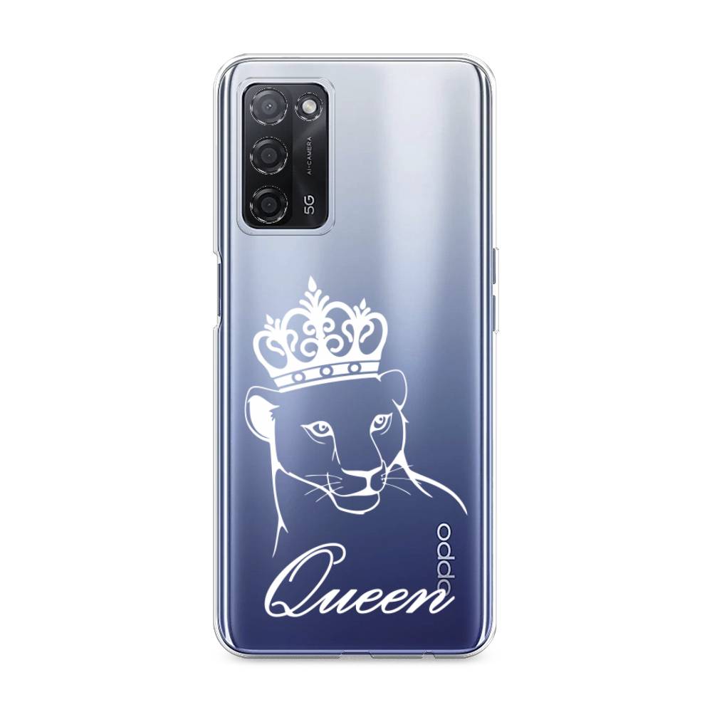 фото Силиконовый чехол "львица королева" на oppo a55 awog