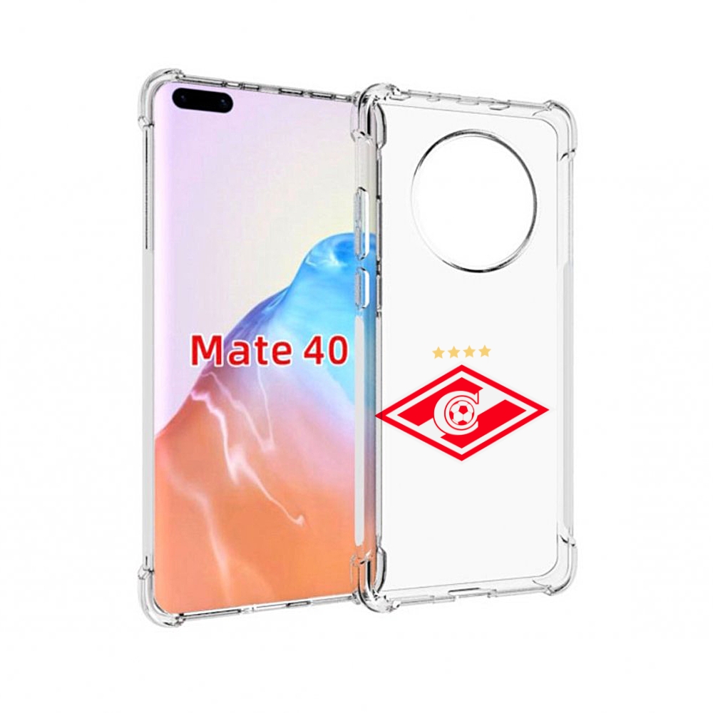 

Чехол MyPads Tocco для Huawei Mate 40 фк спартак 1, Прозрачный, Tocco