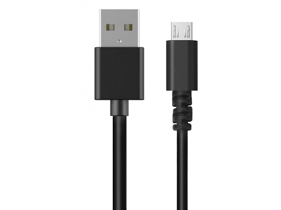Кабель Bron USB - Micro USB витой, 1.5 м, черный