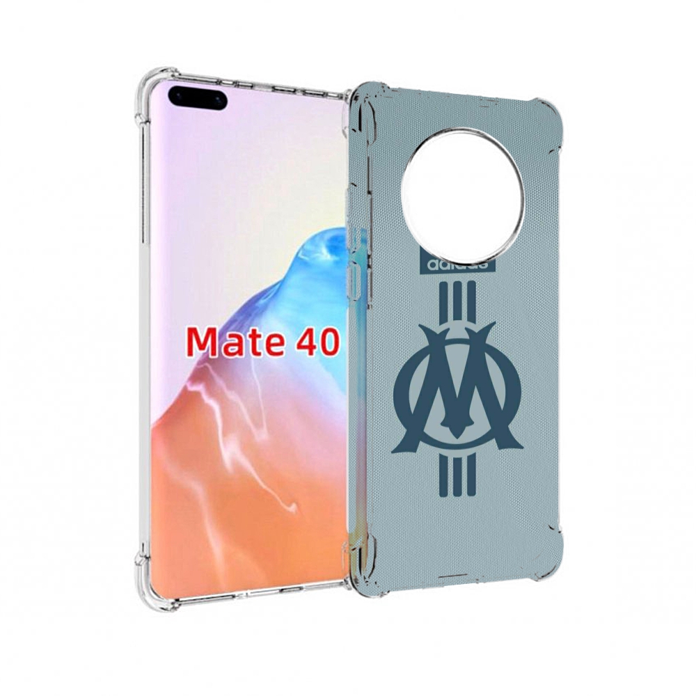 

Чехол MyPads Tocco для Huawei Mate 40 фк марсель, Прозрачный, Tocco