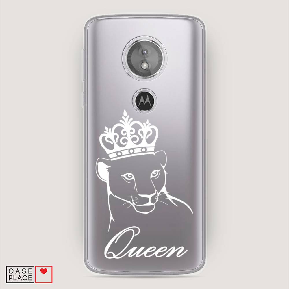 

Чехол Awog на Motorola Moto E5 / Моторола Мото E5 "Львица королева", Разноцветный, 241050-7