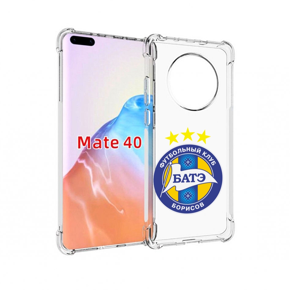 

Чехол MyPads Tocco для Huawei Mate 40 фк батэ борисов мужской, Прозрачный, Tocco