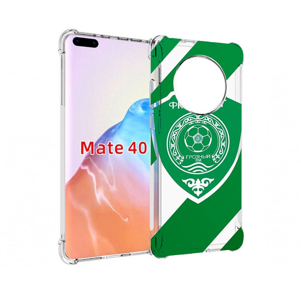

Чехол MyPads Tocco для Huawei Mate 40 фк ахмат грозныи мужской, Прозрачный, Tocco