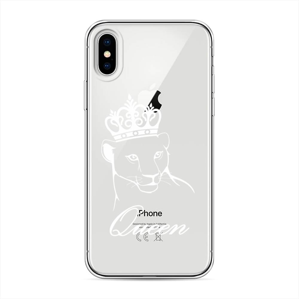 

Чехол Awog на Apple iPhone XS (10S) / Айфон XS (10S) "Львица королева", Разноцветный, 11850-7