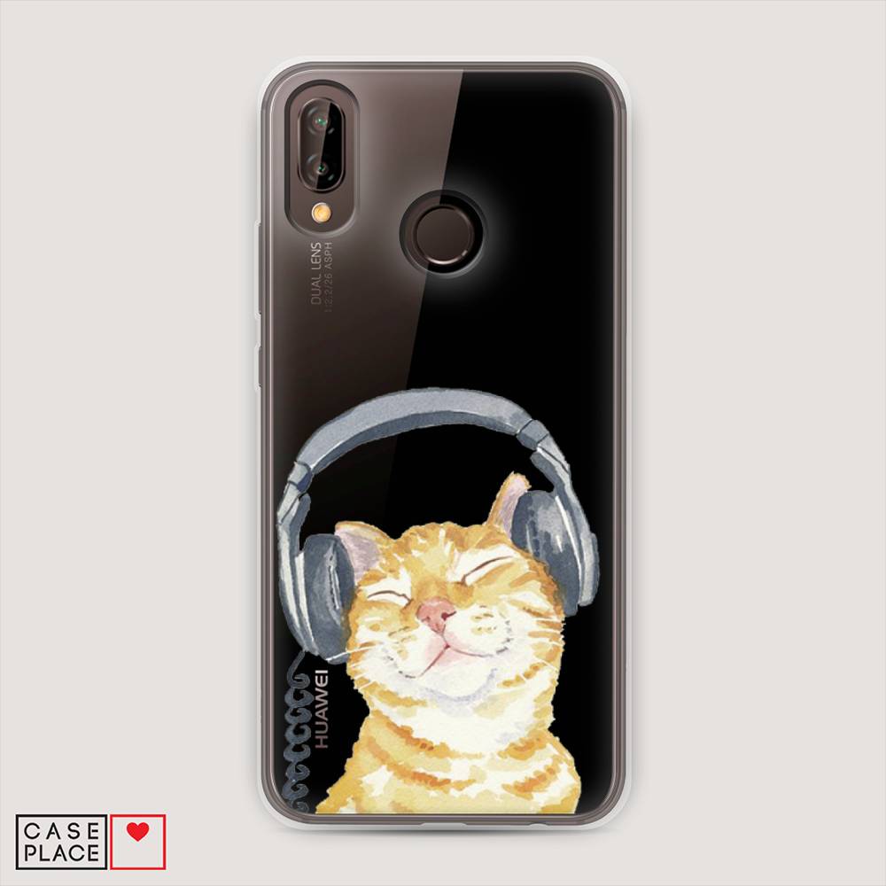 

Чехол Awog "Кот меломан" для Huawei Nova 3