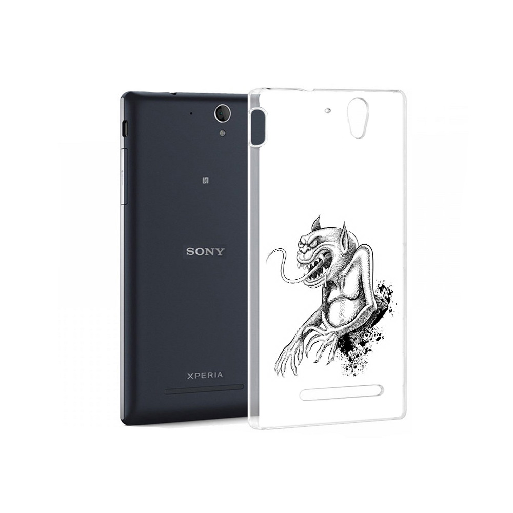 Чехол MyPads Tocco для Sony Xperia C3 чорт (PT18760.251.692)