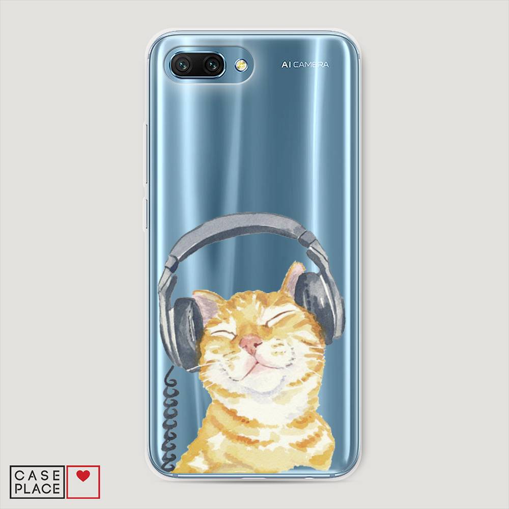 

Чехол Awog "Кот меломан" для Honor 10