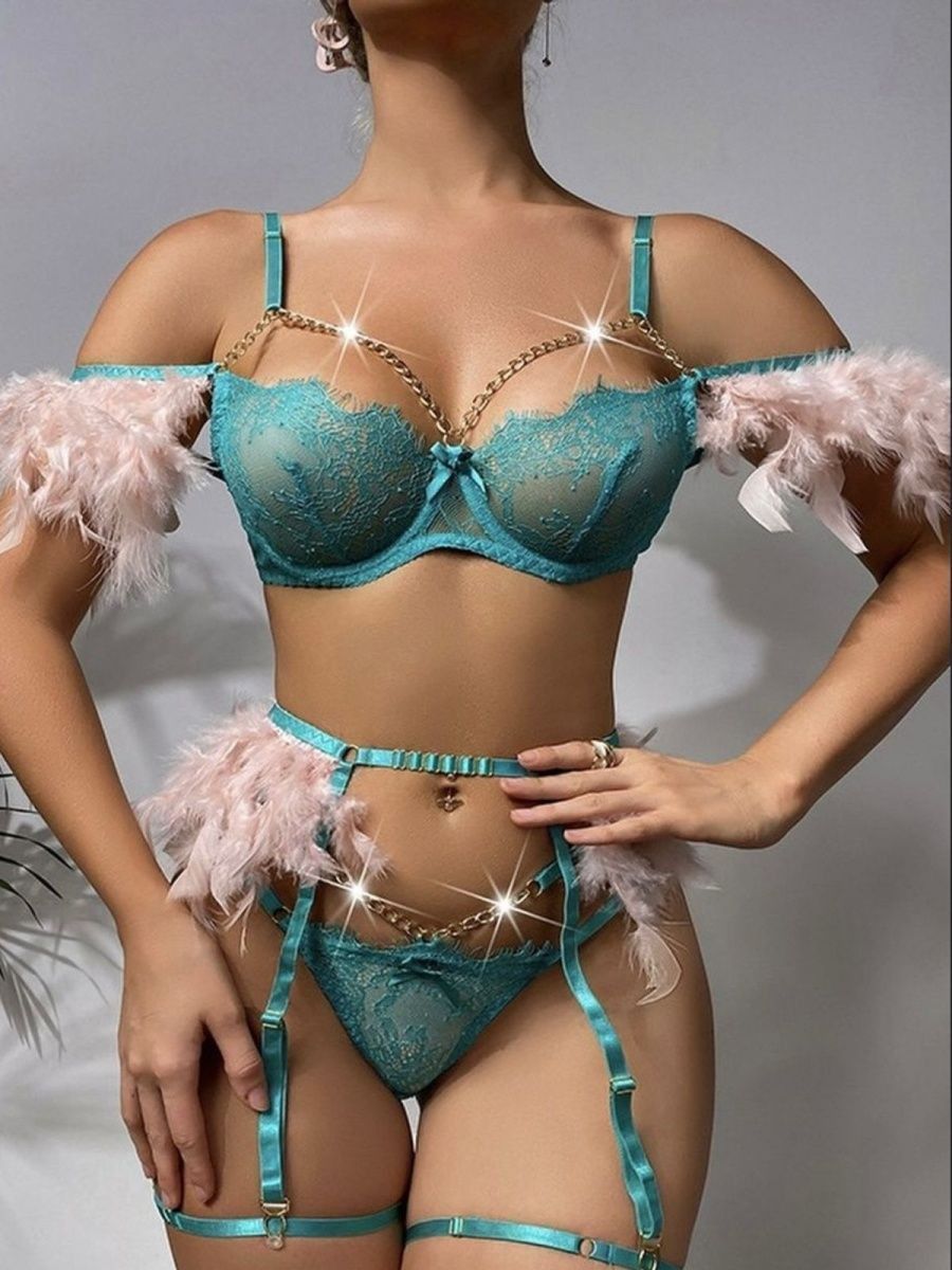 

Комплект белья Sebar зеленый размер, Underwear