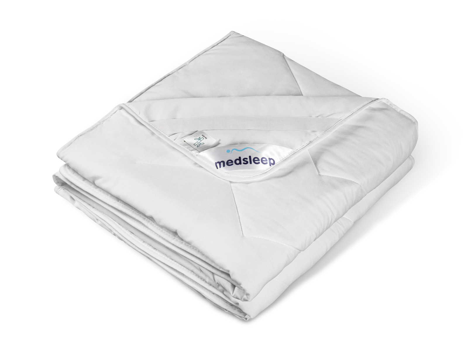 Стеганый MEDSLEEP Hаматрасник DAO 140х200 см серый 1012.00077