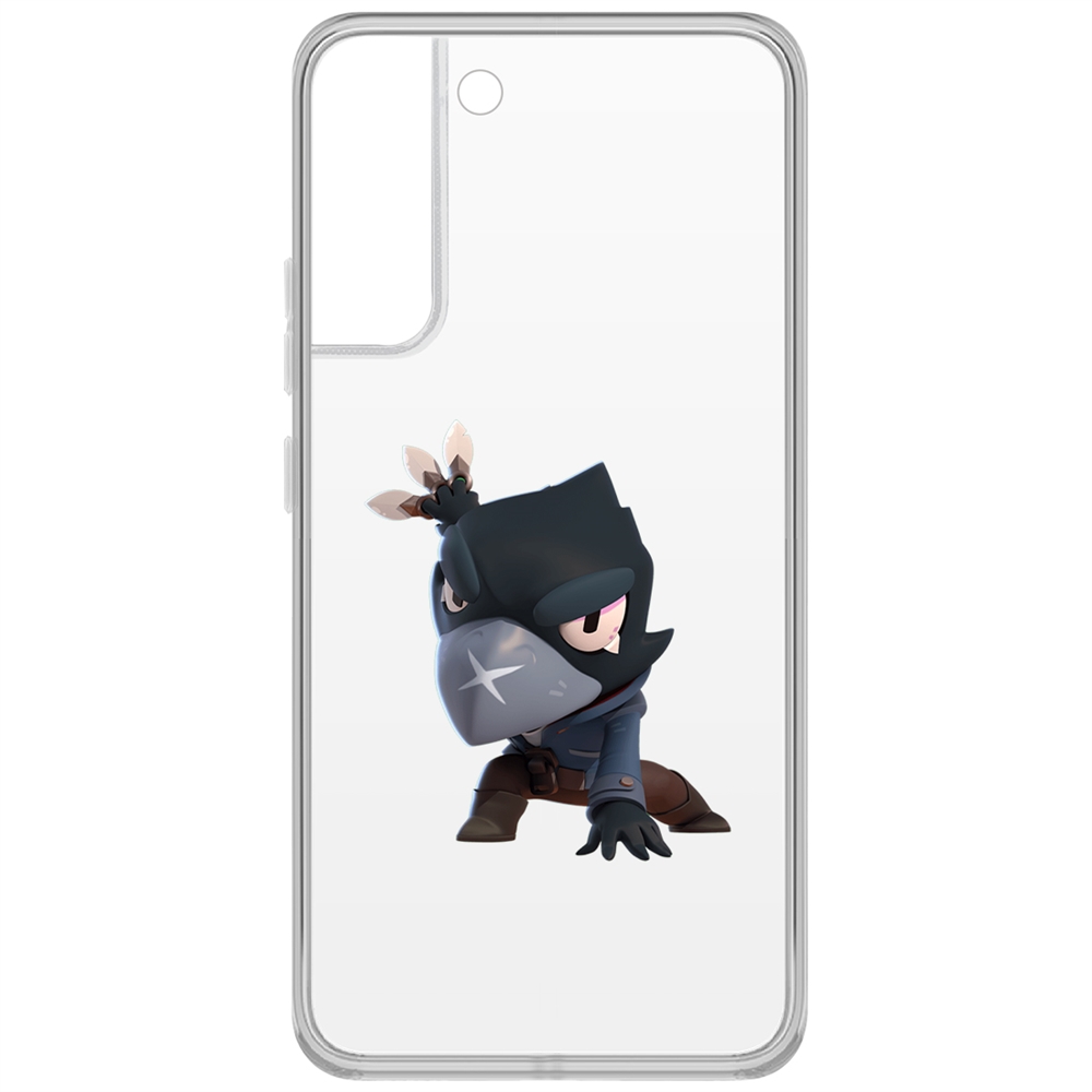 

Чехол-накладка Brawl Stars-Ворон для Samsung Galaxy S22+, Прозрачный