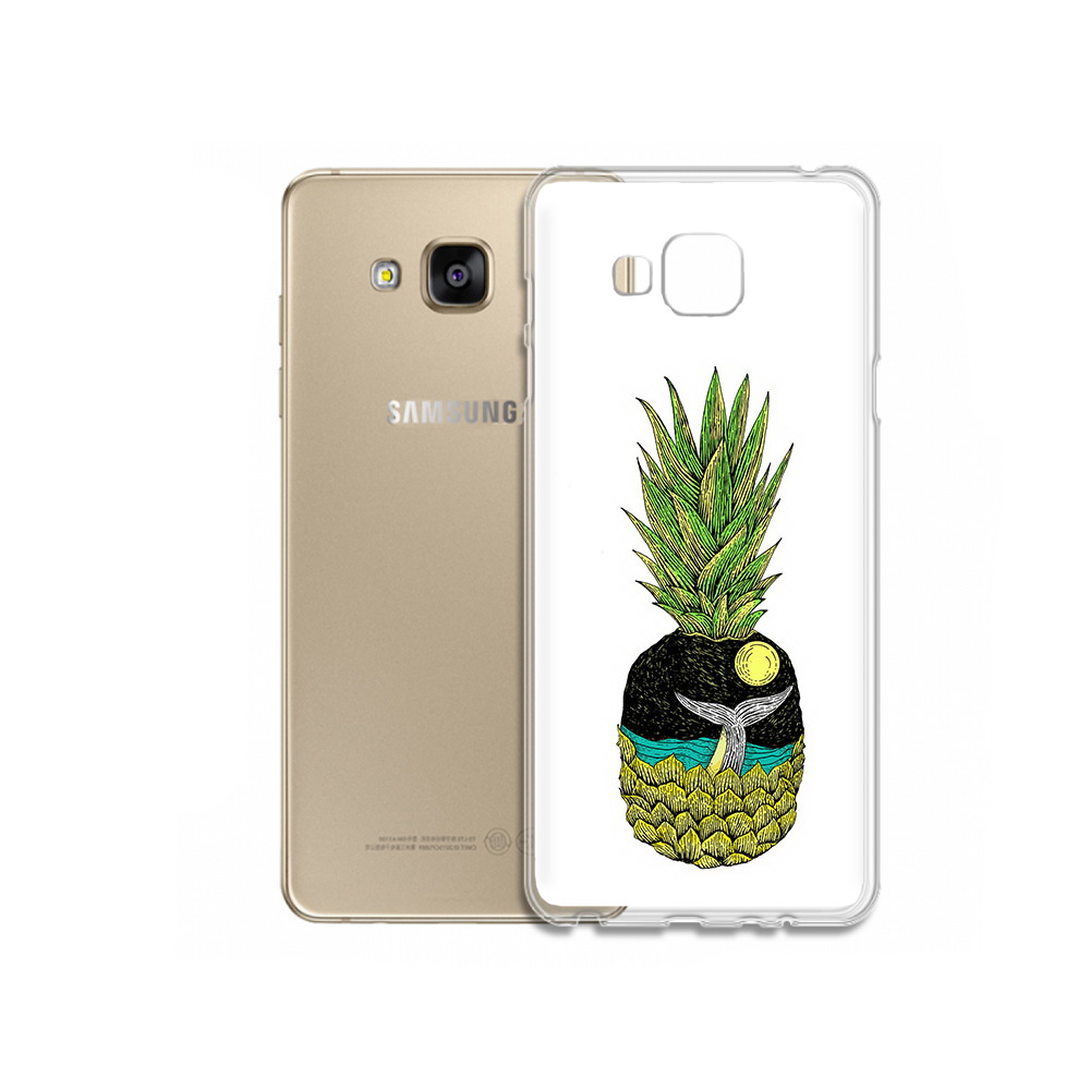 

Чехол MyPads Tocco для Samsung Galaxy J5 Prime ананас с китом (PT66772.570.220), Прозрачный, Tocco