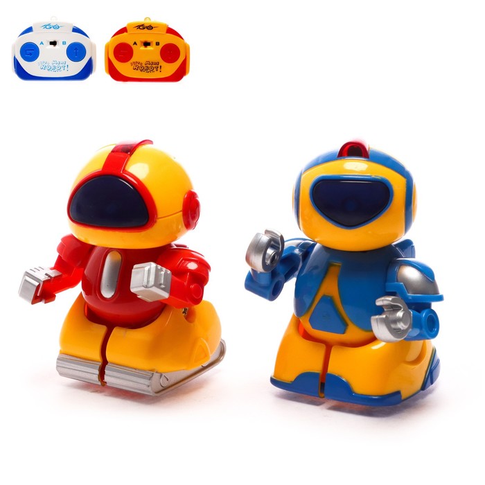 

Набор роботов радиоуправляемых «Битва Миниботов», световые эффекты