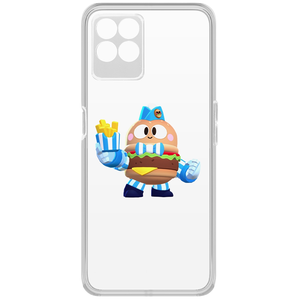 

Чехол-накладка Brawl Stars-Бургер Лу для Realme 8i
