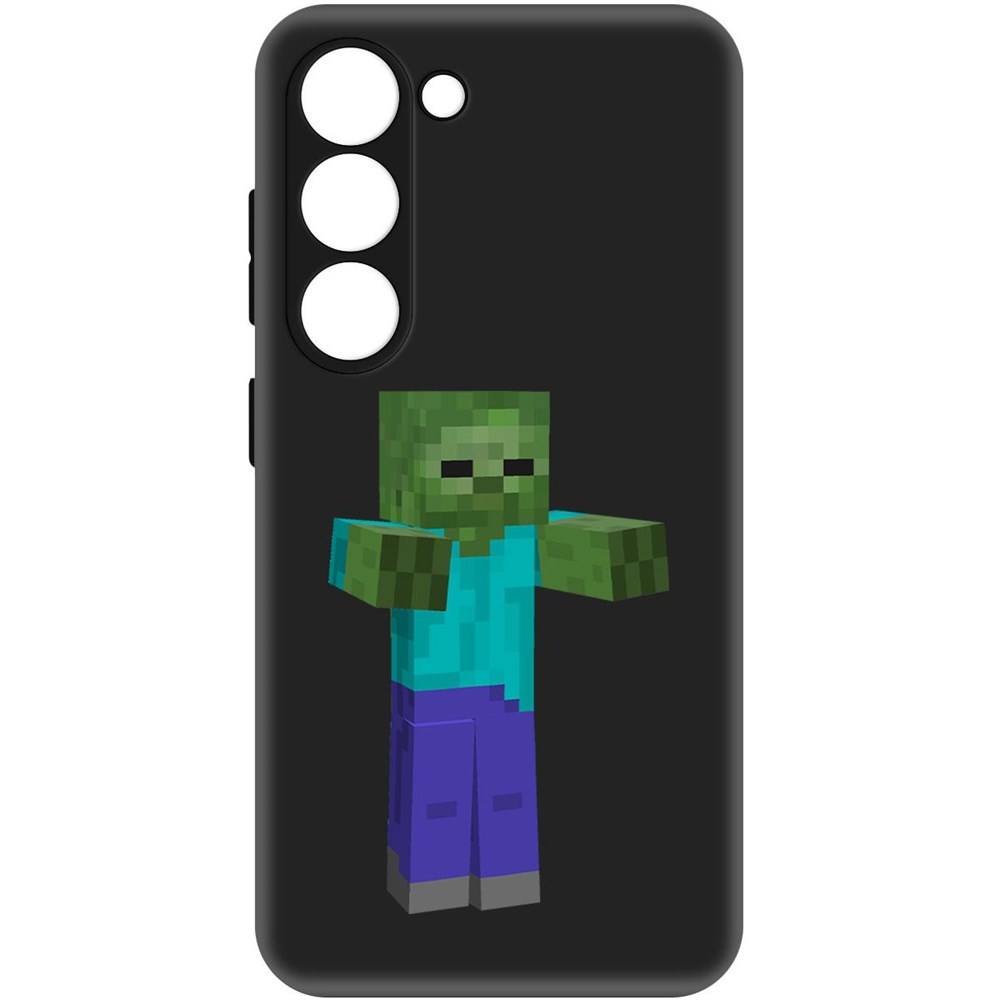 

Чехол-накладка Софт Minecraft-Гигант для Samsung Galaxy S23, Черный