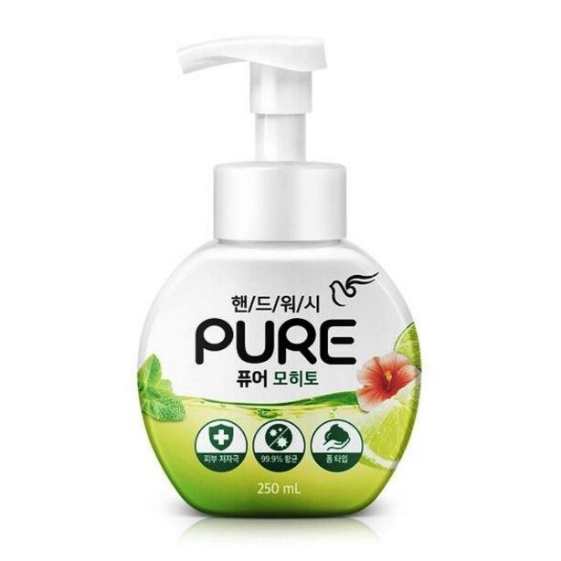 Пенное мыло для рук Pigeon Pure Mojito,  250 мл пенное мыло для рук pigeon pure apple 250 мл