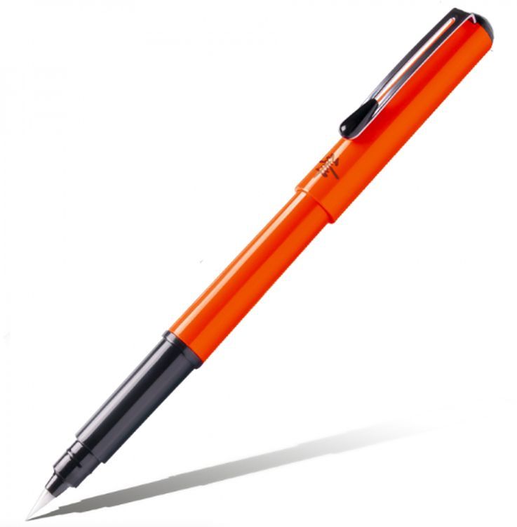 

Ручка-кисть Pentel Pocket Brush Pen, 4 сменных картриджа цвет черный