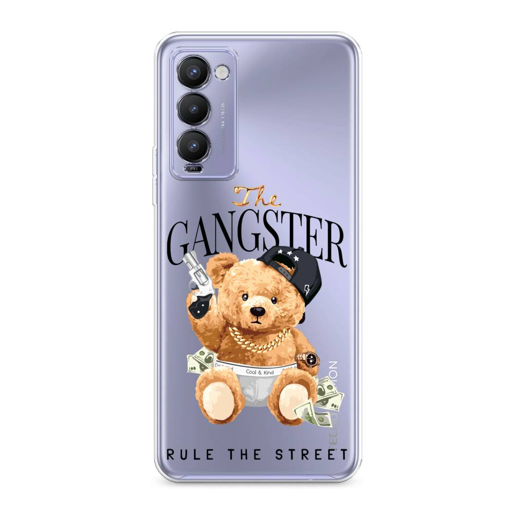 

Чехол на Tecno Camon 18 "The Gangster", Бежевый;серый;черный, 300950-6