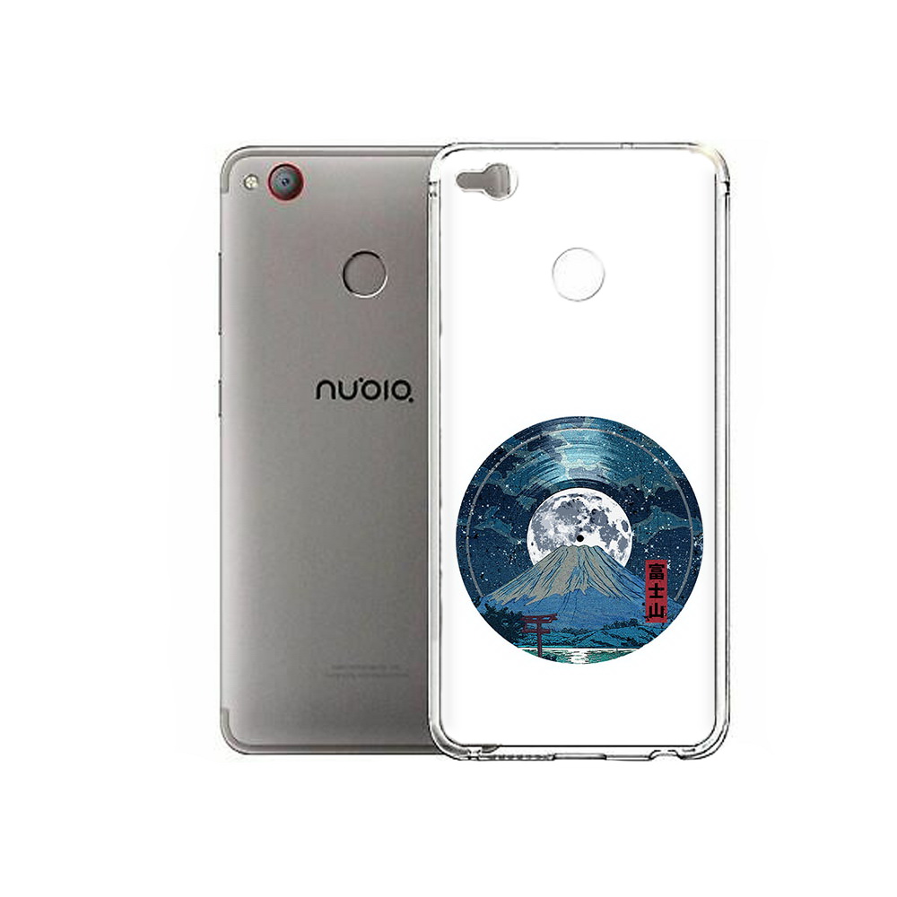 

Чехол MyPads Tocco для ZTE Nubia Z11 Mini нарисованная виниловая гора с луной, Tocco