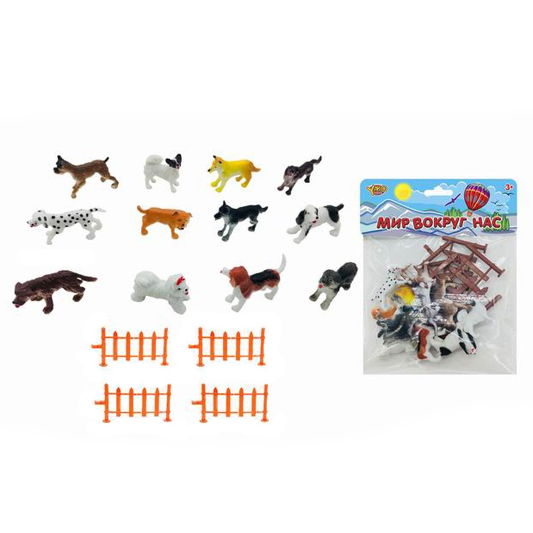 

Игровой набор Наша Игрушка Собаки, 12 предметов M0800, Собаки, 12 предметов