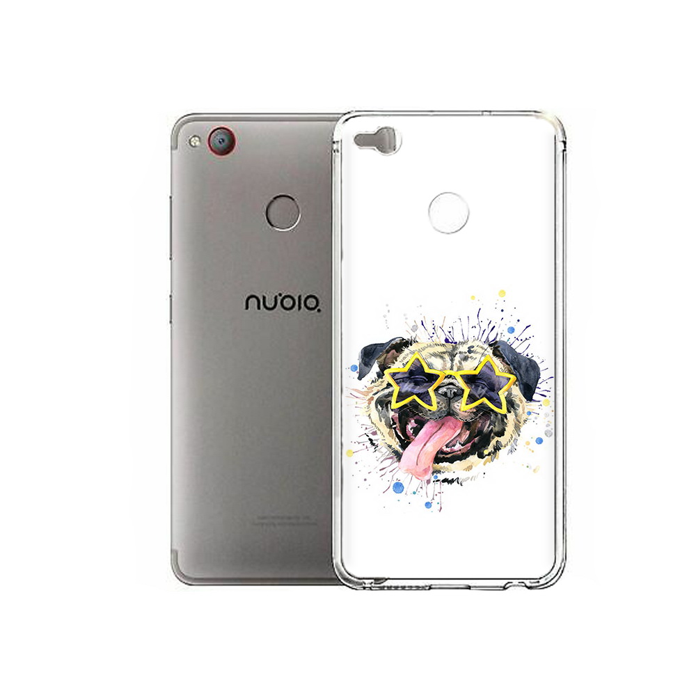 Чехол MyPads Tocco для ZTE Nubia Z11 Mini мопс боксер (PT53565.450.482)