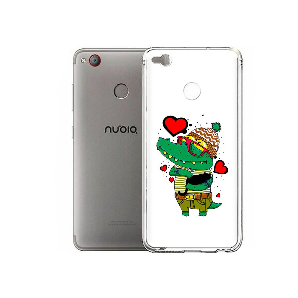 

Чехол MyPads Tocco для ZTE Nubia Z11 Mini Влюбленный крокодил (PT53565.450.48), Tocco