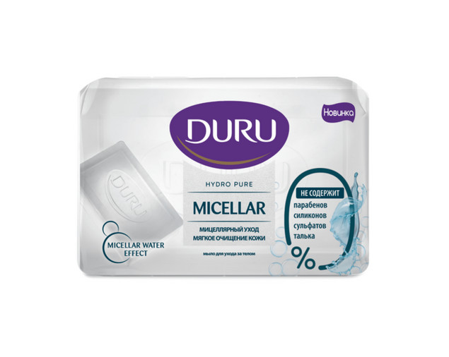 фото Мыло мицеллярное duru, hydro pure, 110 г