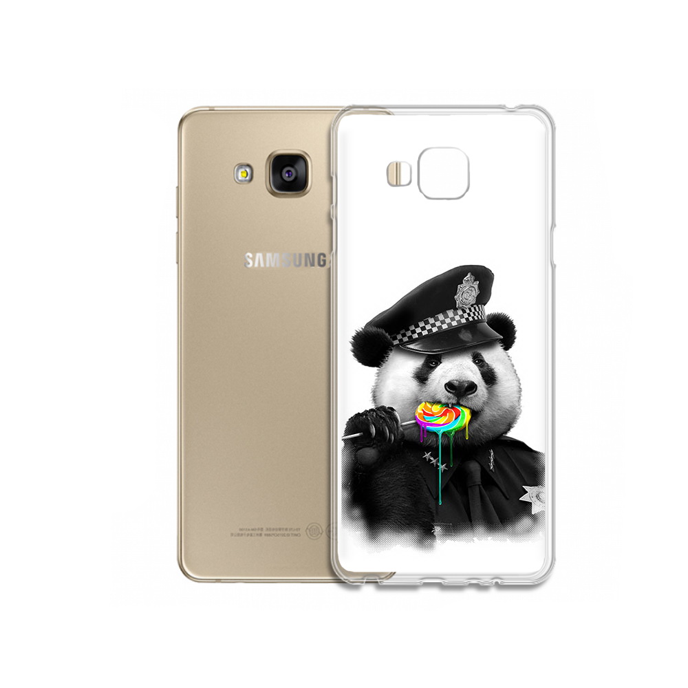 

Чехол MyPads Tocco для Samsung Galaxy J5 Prime Панда полиция (PT66772.570.130), Прозрачный, Tocco