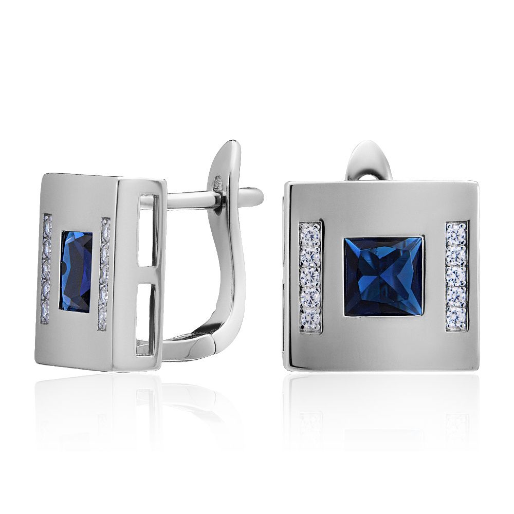 

Серьги из серебра с фианитом ЮВЕЛИР КАРАТ YEN10565E, YEN10565E