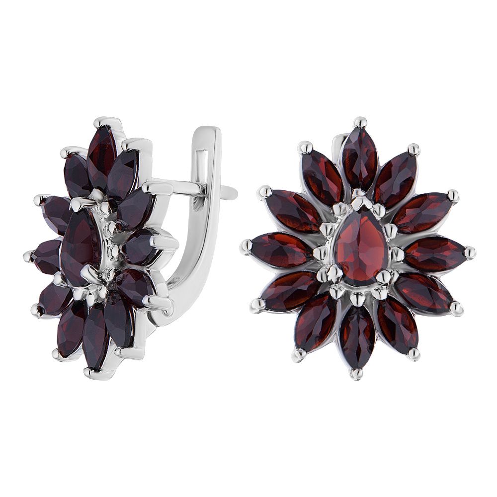 

Серьги из серебра с гранатом ЮВЕЛИР КАРАТ PER2340, PER2340