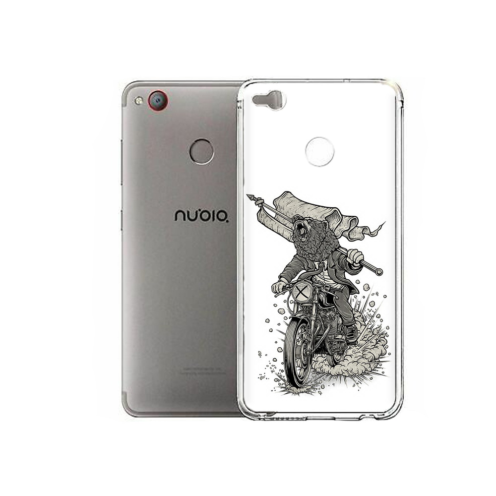 

Чехол MyPads Tocco для ZTE Nubia Z11 Mini медведь на мотоцикле (PT53565.450.467), Tocco